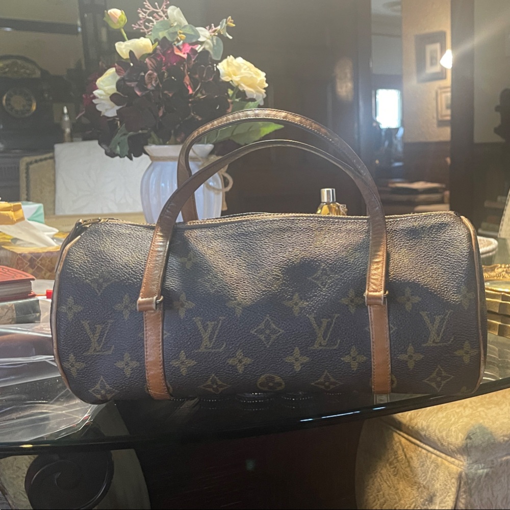 Louis Vuitton Monogram Canvas Barrel Bag in Brown